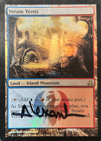 Steam Vents - Foil (GPT)(Signed - Black)
