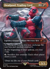 Deadpool, Trading Card (SLD)(Borderless)