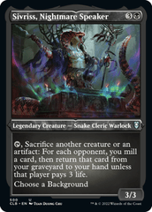 Sivriss, Nightmare Speaker (Foil Etched) - Foil (CLB)