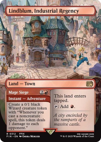 Lindblum, Industrial Regency // Mage Siege (FIN)(Borderless)