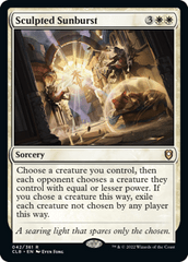 Sculpted Sunburst - Foil (CLB)