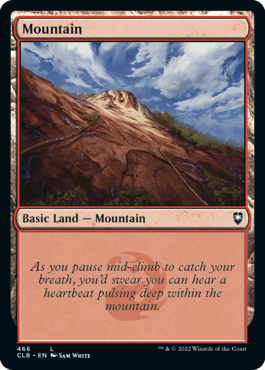 Mountain - Foil (CLB)(466)