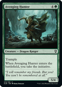 Avenging Hunter - Foil (CLB)