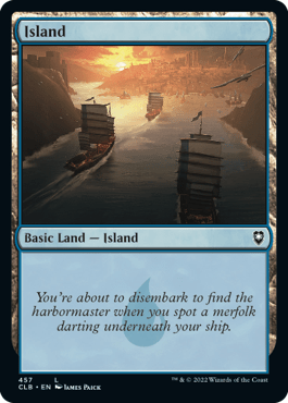 Island - Foil (CLB)(457)