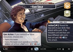 Han Solo - Never Tell Me the Odds - Showcase - Foil