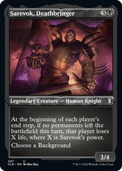 Sarevok, Deathbringer (Foil Etched) - Foil (CLB)