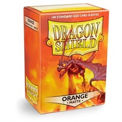Dragon Shield - Orange - Matte Sleeves - Standard Size (100 Ct.)