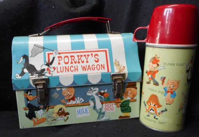 PORKY'S LUNCH WAGON DOME Lunch Box w/ Thermos © 1959 King-Seeley Thermos