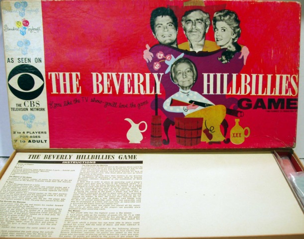 Beverly Hillbillies Board Game © 1963 Standard Toykraft 252
