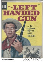 The Left Handed Gun © July 1958, Dell 4c913 Paul Newman