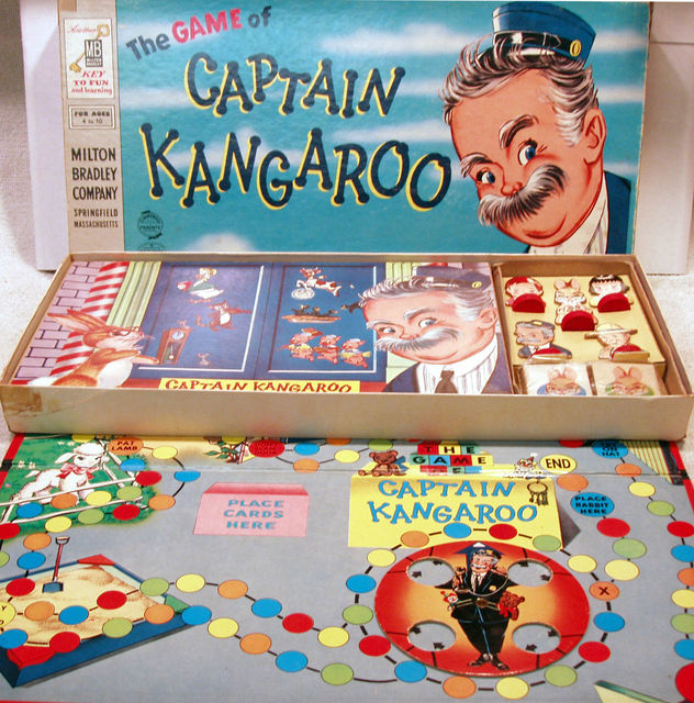 Captain Kangaroo Game © 1956 Milton Bradley 4610