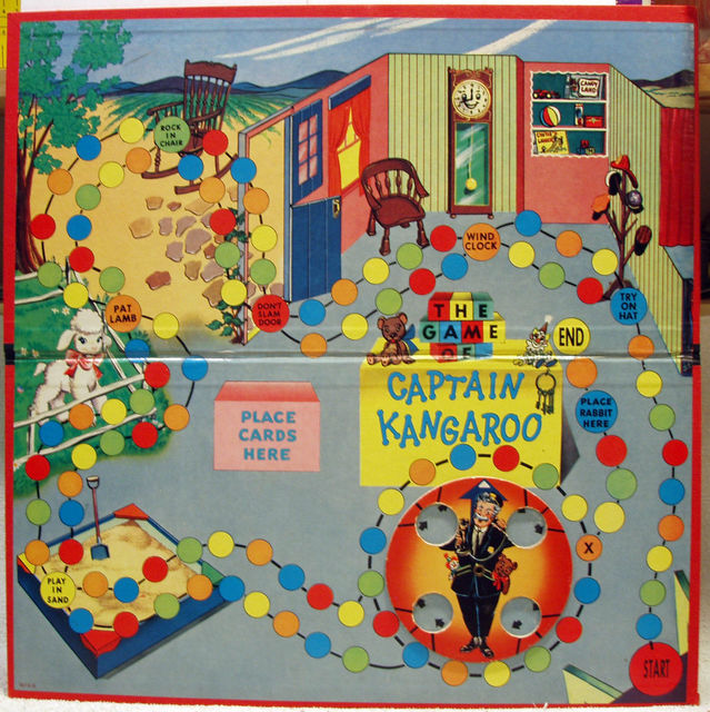 Captain Kangaroo Game © 1956 Milton Bradley 4610