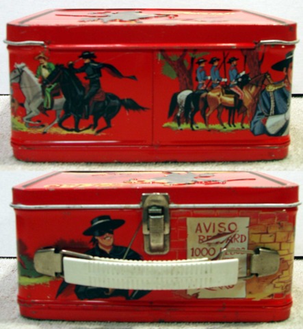 Zorro Lunch Box © 1966 Aladdin Walt Disney
