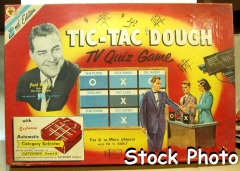 Tic-Tac-Dough TV Quiz Game © 1958, Transogram #3866