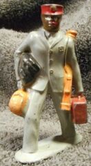 Red Cap Baggage Handler, Barclay 614 Lead Figure