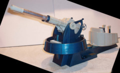 US NAVY POM POM GUN, w/ Box © 1960s Remco 406