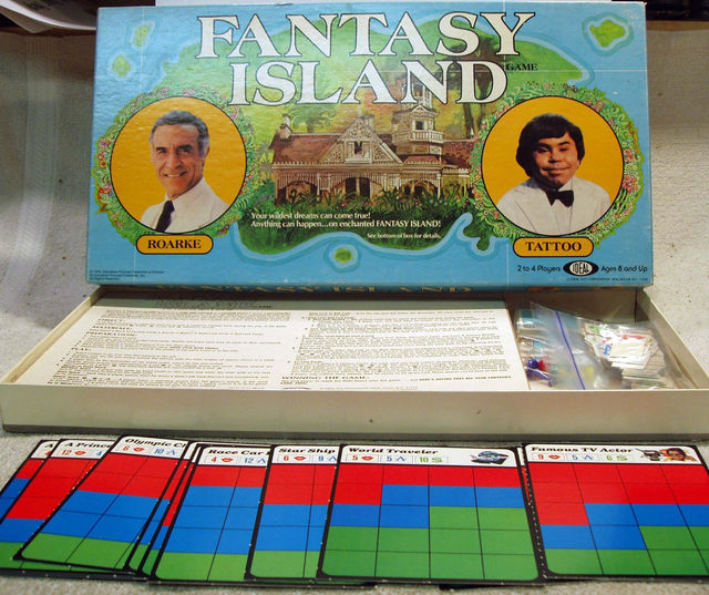 Fantasy Island Game © 1978 Ideal 2721-9