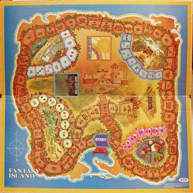 Fantasy Island Game © 1978 Ideal 2721-9
