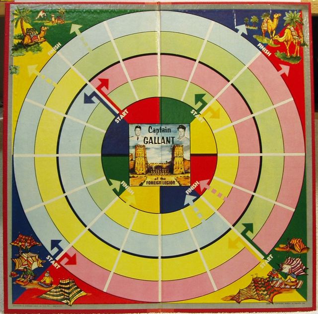 Captain Gallant Adventure Game © 1955, Transogram 3845