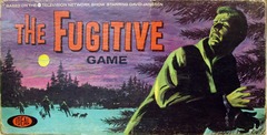 The Fugitive Board Game © 1964, Ideal 2247-5