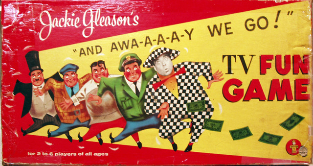 Jackie Gleason's Away We Go TV Fun Game © 1956, Transogram 3857