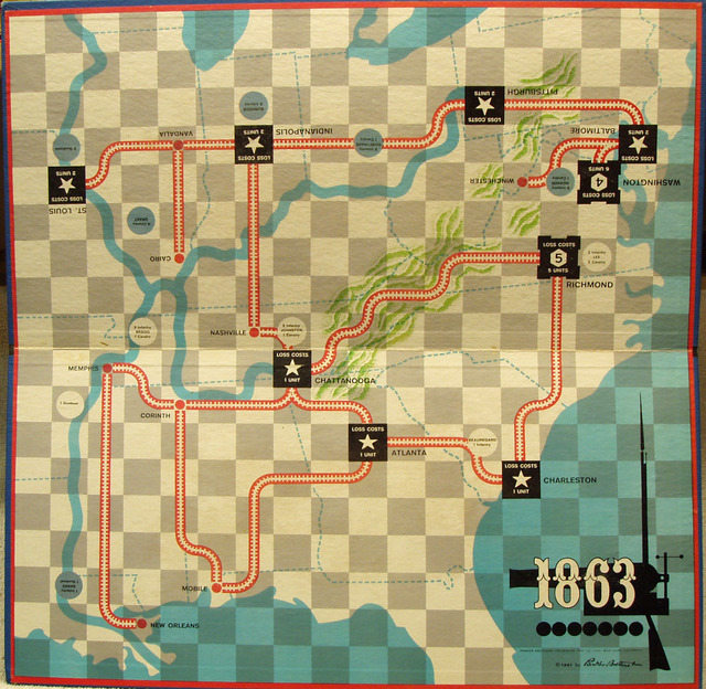 Civil War Game 1863 © 1961, Parker Brothers
