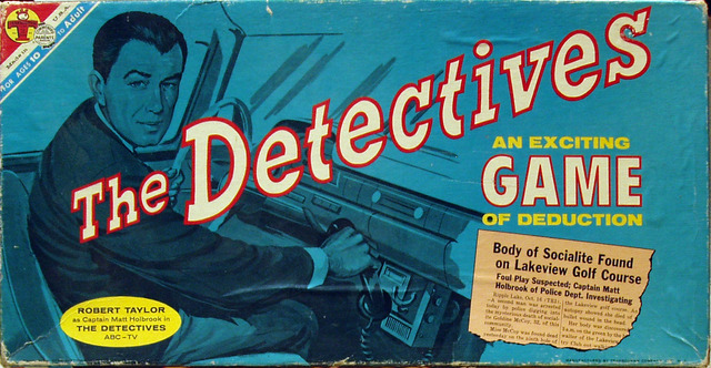 Detectives Game © 1961 Transogram 3827