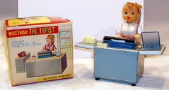 Miss Friday The Typist w/ Box © 1950s TN Toys