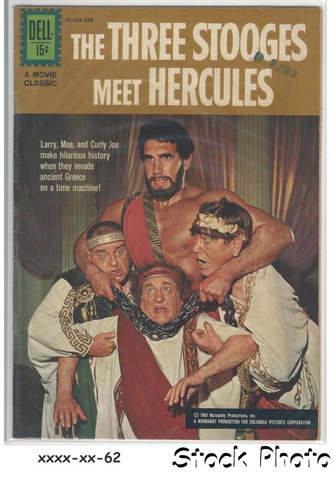 Three Stooges Meet Hercules © August 1962 Dell