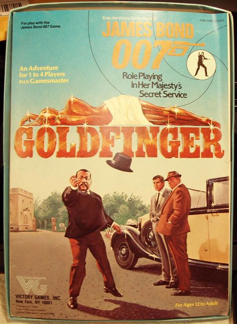 James Bond 007 Goldfinger RPG © 1983 Victory Games #35003