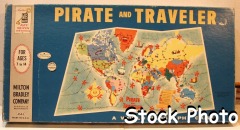 Pirate and Traveler, A World Geography Game © 1960 Milton Bradley 4563