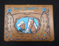 Roy Rogers Saddlebag Vinyl Lunchbox © 1960 American Thermos Products