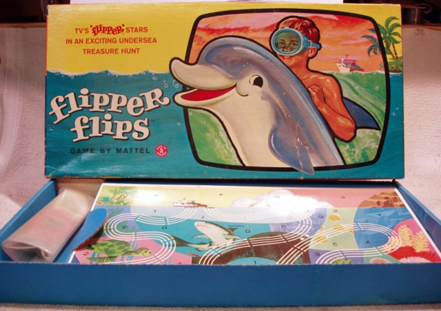 Flipper Flips Game © 1965 Mattel