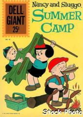 Nancy and Sluggo Summer Camp Dell Giant #45 © August 1961