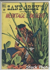 Zane Grey's Heritage of the Desert © July 1949, Dell 4c236