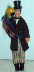 Doctor Dolittle & Polynesia Parrot © 1967 Mattel