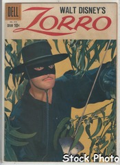 Walt Disney's Zorro, © March 1959, Dell Four Color #976