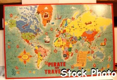 Pirate and Traveler, A World Geography Game © 1960 Milton Bradley 4563