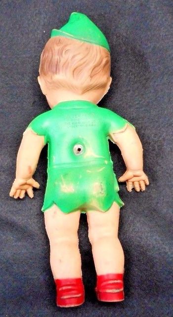Peter Pan Baby Doll © 1950's W. Disney Production Sun Rubber