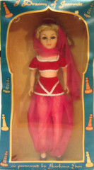 I Dream of Jeannie Doll w/ Box © 1966 Libby Majorette Doll Corp