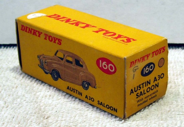 Austin A30 Saloon Â© 1960s Dinky Toy 160 W/ Box