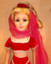 I Dream of Jeannie Doll w/ Box © 1966 Libby Majorette Doll Corp