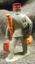 Red Cap Baggage Handler, Barclay 614 Lead Figure