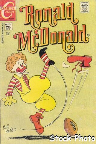 Ronald McDonald #3 © January 1971 Charlton