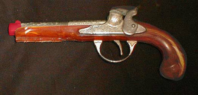 Flintlock Jr. Cap Gun © 1960s Hubley