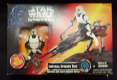 Power Of The Force Imperial Speeder Bike © 1995 Kenner 69765