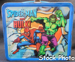 Spider-man and the Hulk Lunch Box © 1980, Aladdin