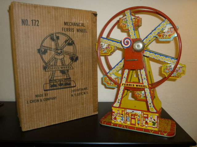 1930s newest tin Ferris wheel toy . The Hercules