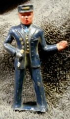 Rail Road Conductor Barclay 612 Lead Figure