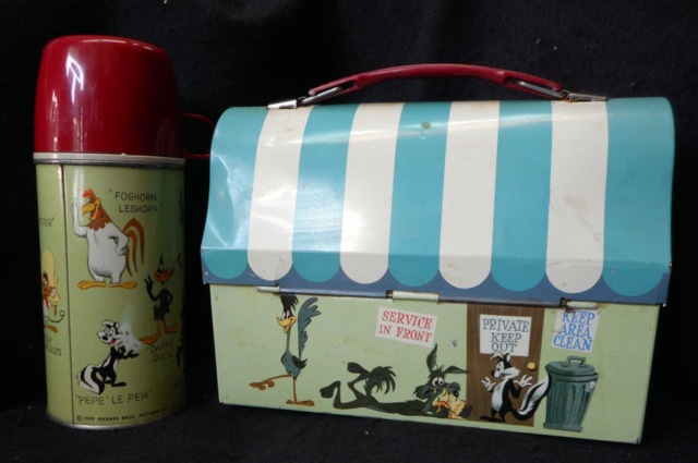 PORKY'S LUNCH WAGON DOME Lunch Box w/ Thermos © 1959 King-Seeley Thermos